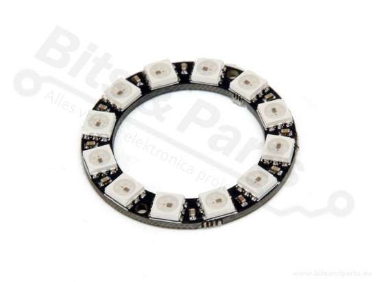 LED Ring 12x WS2812 RGB 5050 RGB LEDs with drivers (12bits)